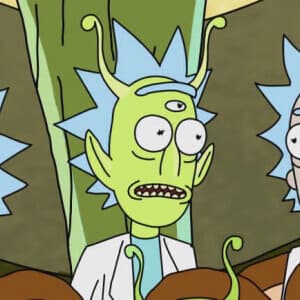 Alien Rick character